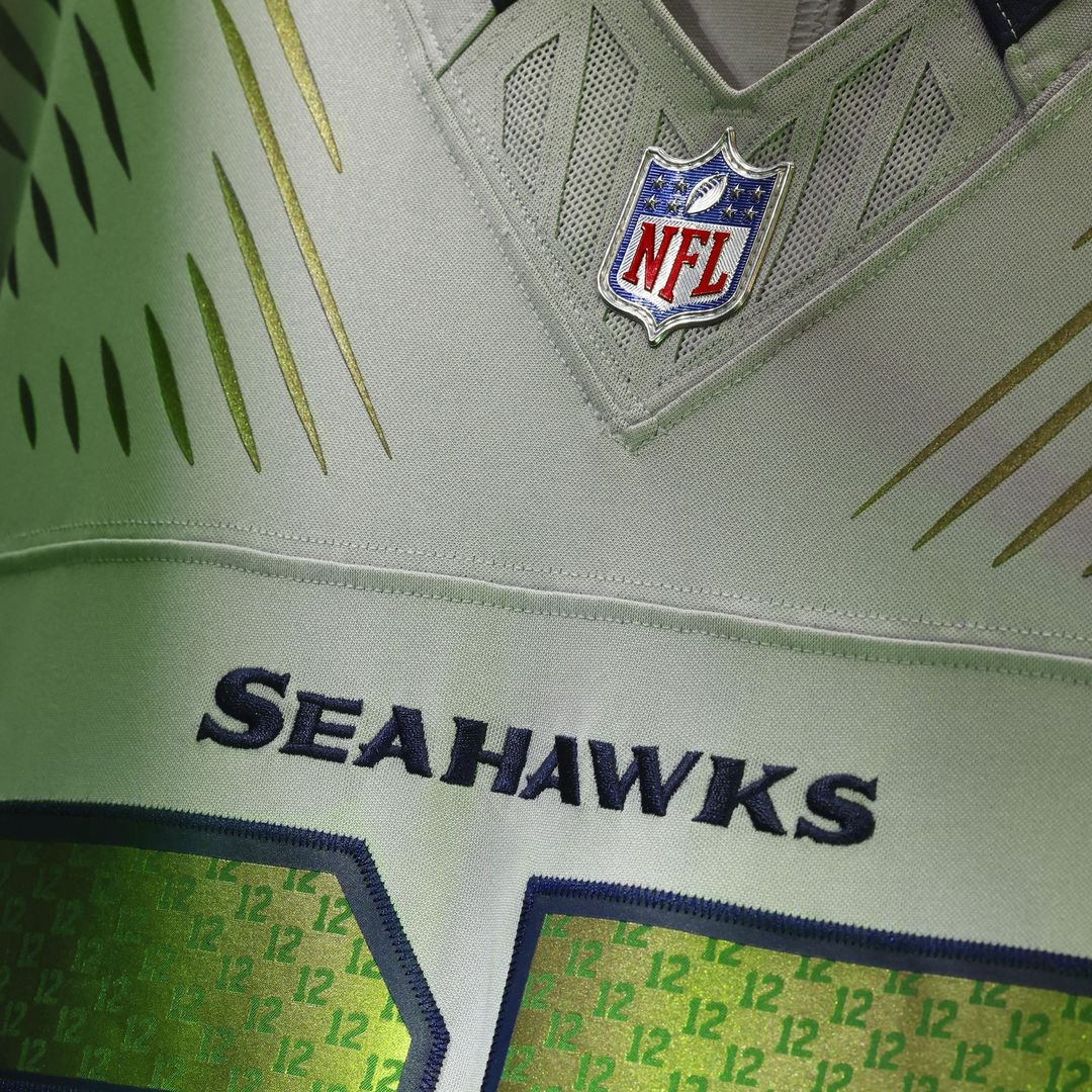 Men's Nike Seattle Seahawks Devon Witherspoon Wolf Gray 2025 Rivalries Collection Stitched Limited NFL Jersey