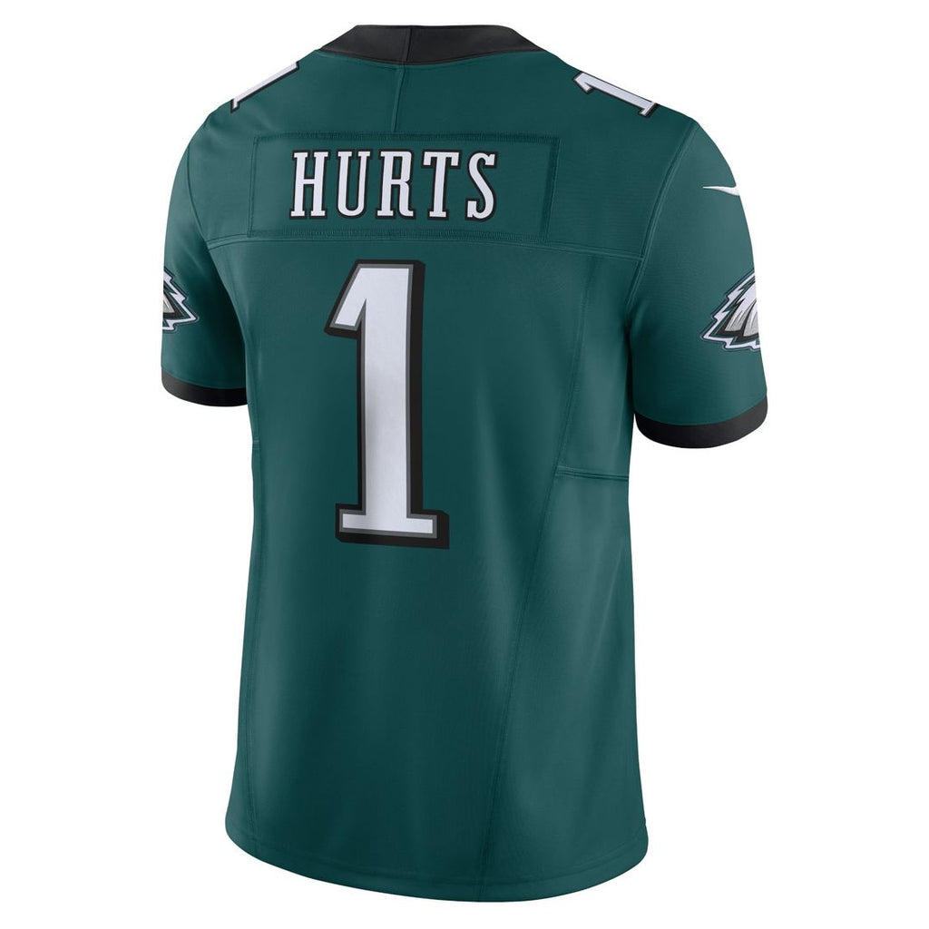 Men's Nike Philadelphia Eagles Jalen Hurts Green Vapor F.U.S.E. Limited NFL Jersey