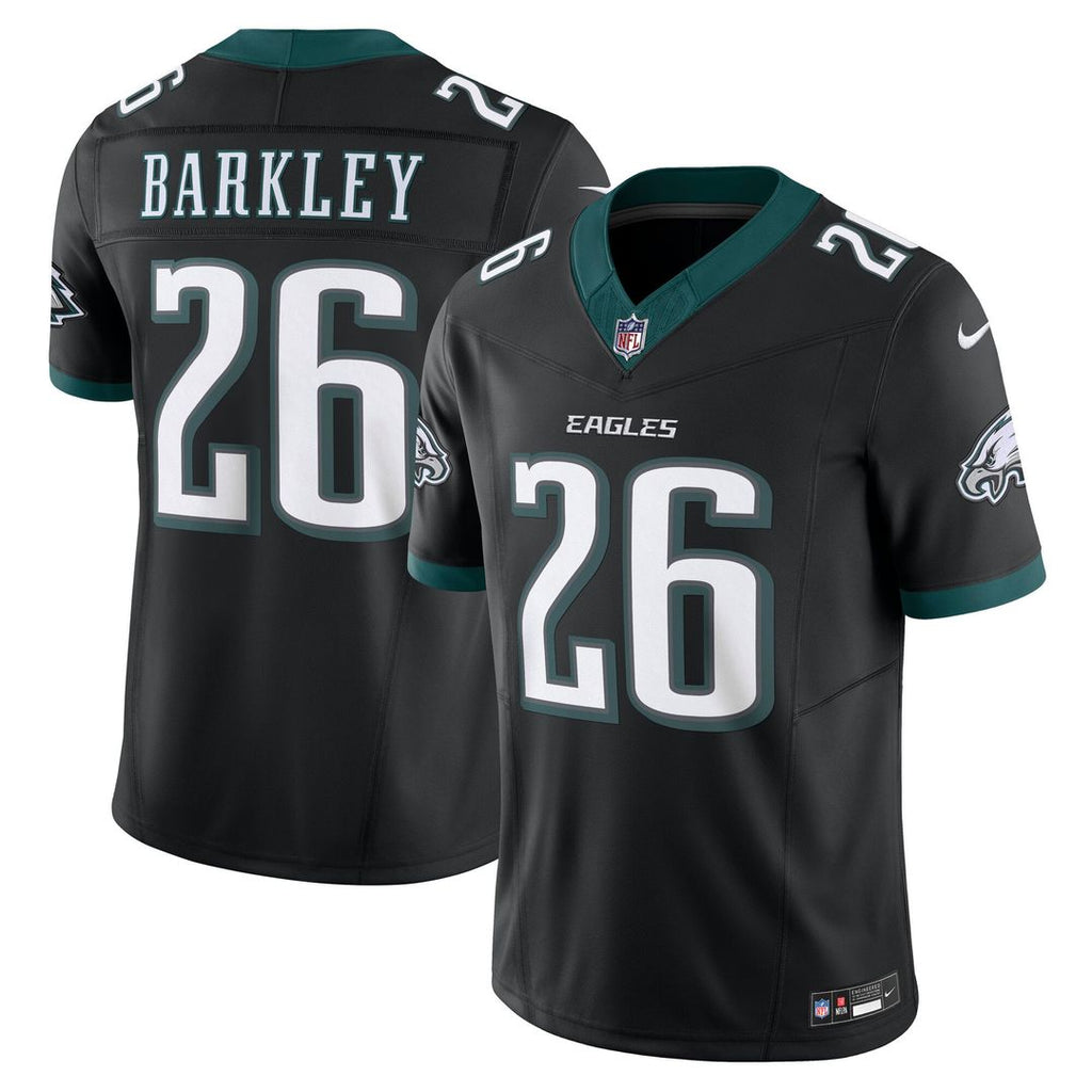 Men's Nike Philadelphia Eagles Saquon Barkley Black Vapor F.U.S.E. Limited NFL Jersey