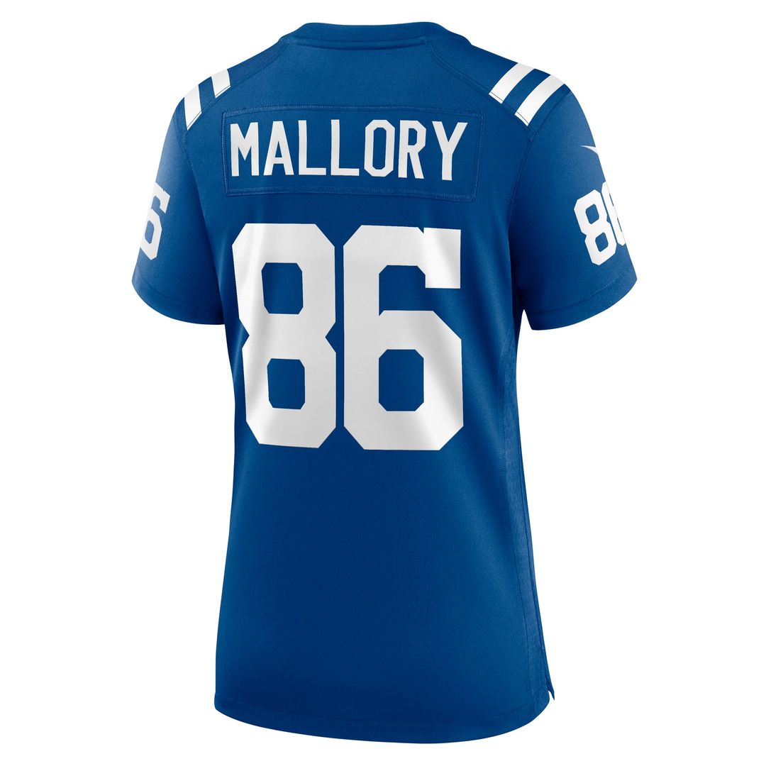 Women's Nike Indianapolis Colts Will Mallory Royal Team Game NFL Jersey