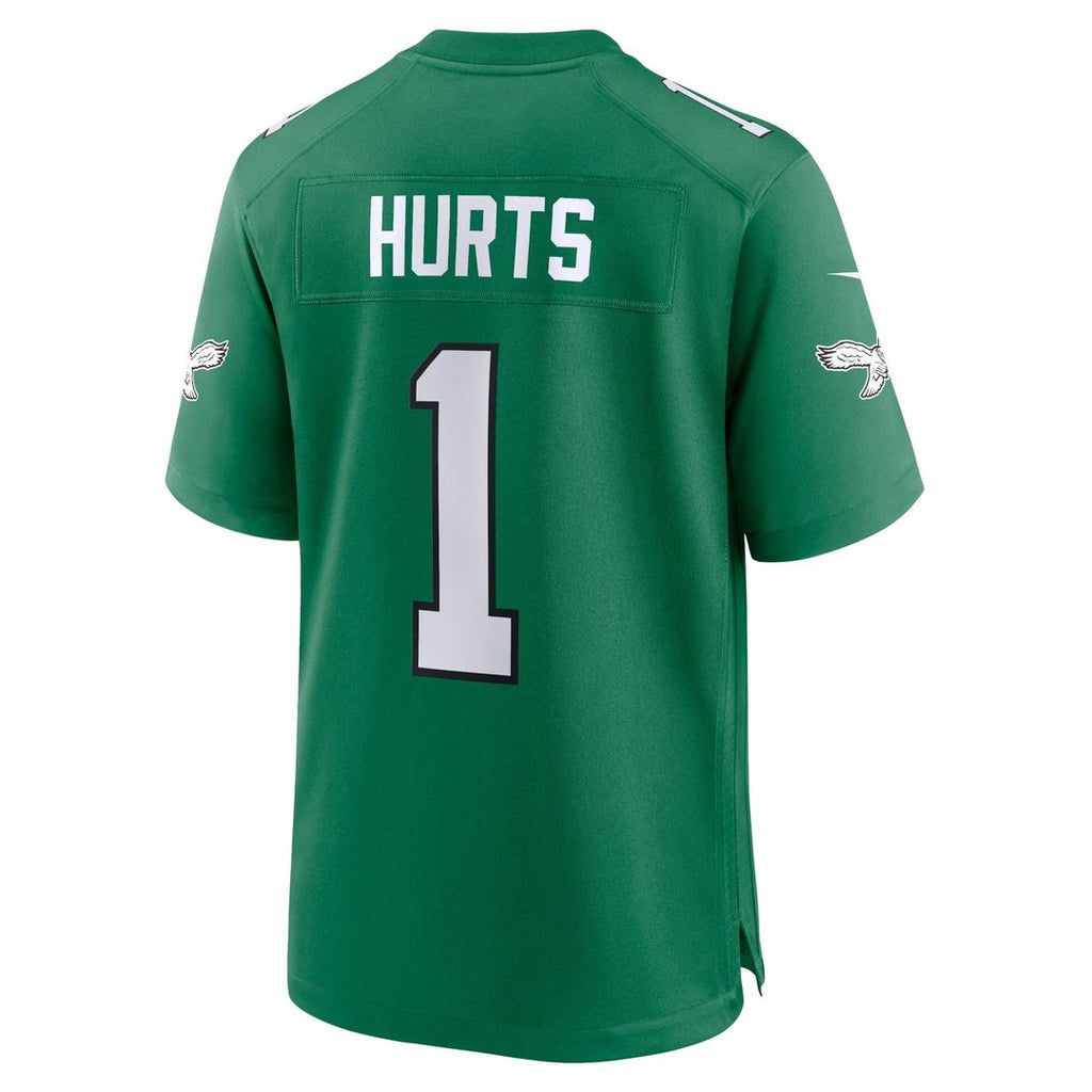 Youth Nike Philadelphia Eagles Jalen Hurts Green Game NFL Jersey