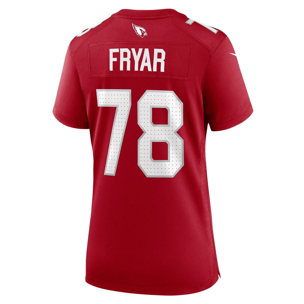 Women's Nike Arizona Cardinals Josh Fryar Cardinal Team Game NFL Jersey