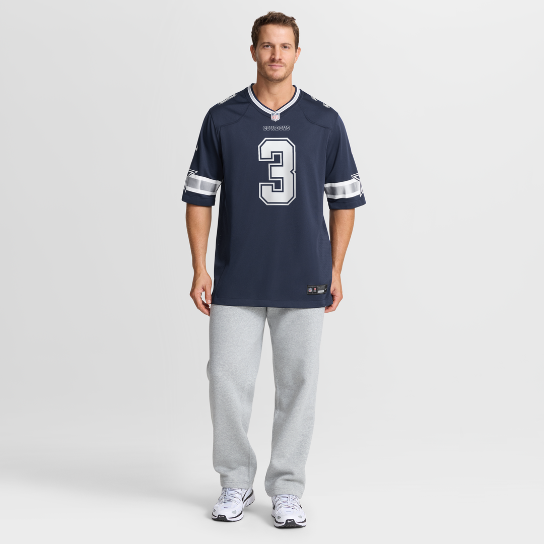 Men's Nike Dallas Cowboys George Pickens Navy Game NFL Jersey