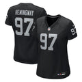 Women's Nike Las Vegas Raiders Tonka Hemingway Black Team Game NFL Jersey