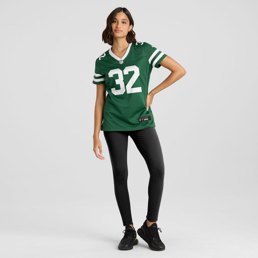 Women's Nike New York Jets Isaiah Davis Legacy Green Game NFL Jersey
