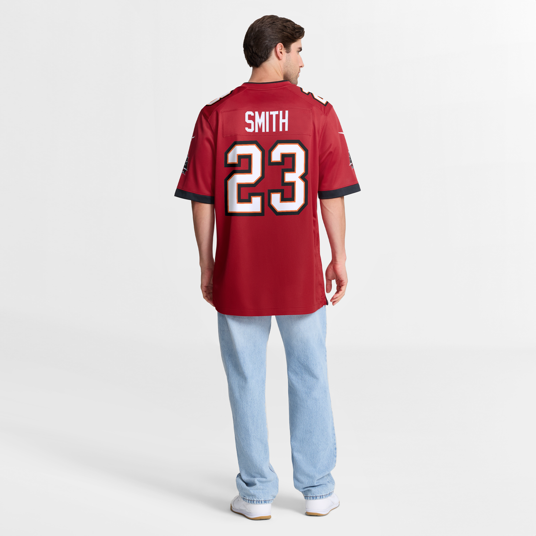 Men's Nike Tampa Bay Buccaneers Tykee Smith Red Game NFL Jersey