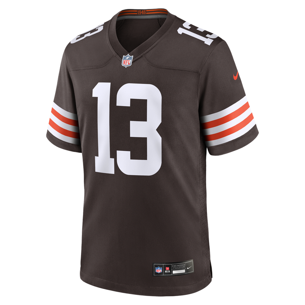 Men's Nike Cleveland Browns Corey Bojorquez Brown Game NFL Jersey