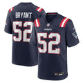 Men's Nike New England Patriots Marcus Bryant Navy Team Game NFL Jersey
