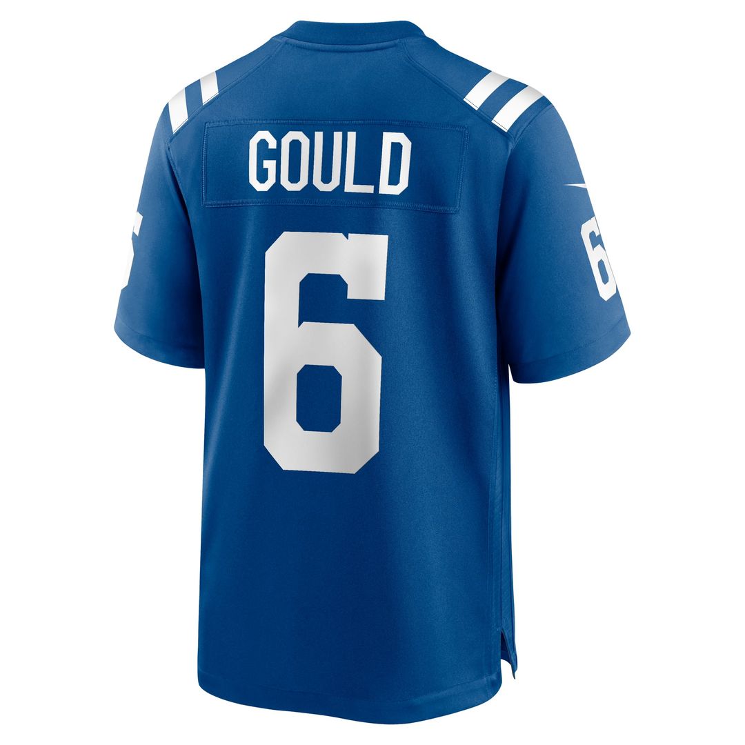 Men's Nike Indianapolis Colts Anthony Gould Royal Game NFL Jersey
