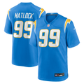 Men's Nike Los Angeles Chargers Scott Matlock Powder Blue Team Game NFL Jersey