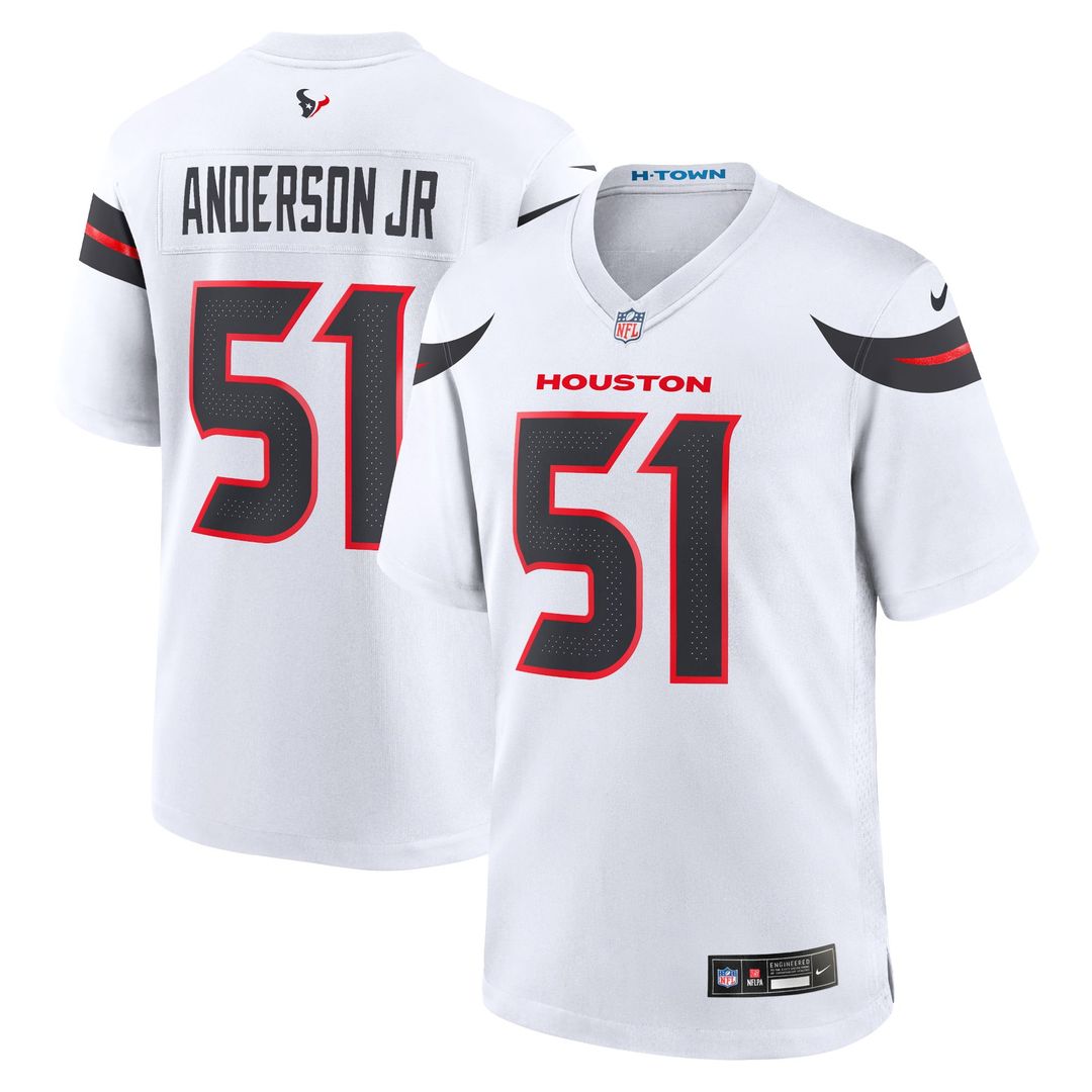Men's Nike Houston Texans Will Anderson Jr. Red Alternate Game NFL Jersey
