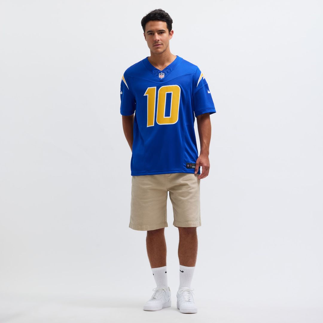Men's Nike Los Angeles Chargers Justin Herbert Royal Vapor F.U.S.E. Limited NFL Jersey