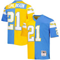 Men's Mitchell & Ness Los Angeles Chargers LaDainian Tomlinson Powder Blue/Gold 2002 Split Legacy Replica NFL Jersey