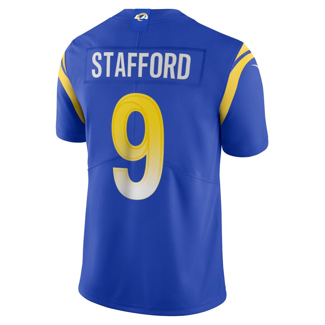 Men's Nike Los Angeles Rams Matthew Stafford White Alternate Vapor Limited NFL Jersey
