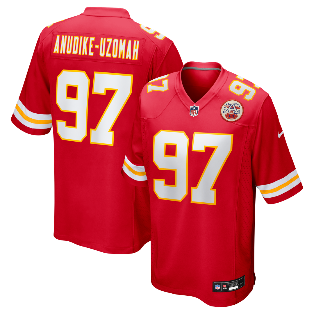 Men's Nike Kansas City Chiefs Felix Anudike-Uzomah Red Game NFL Jersey