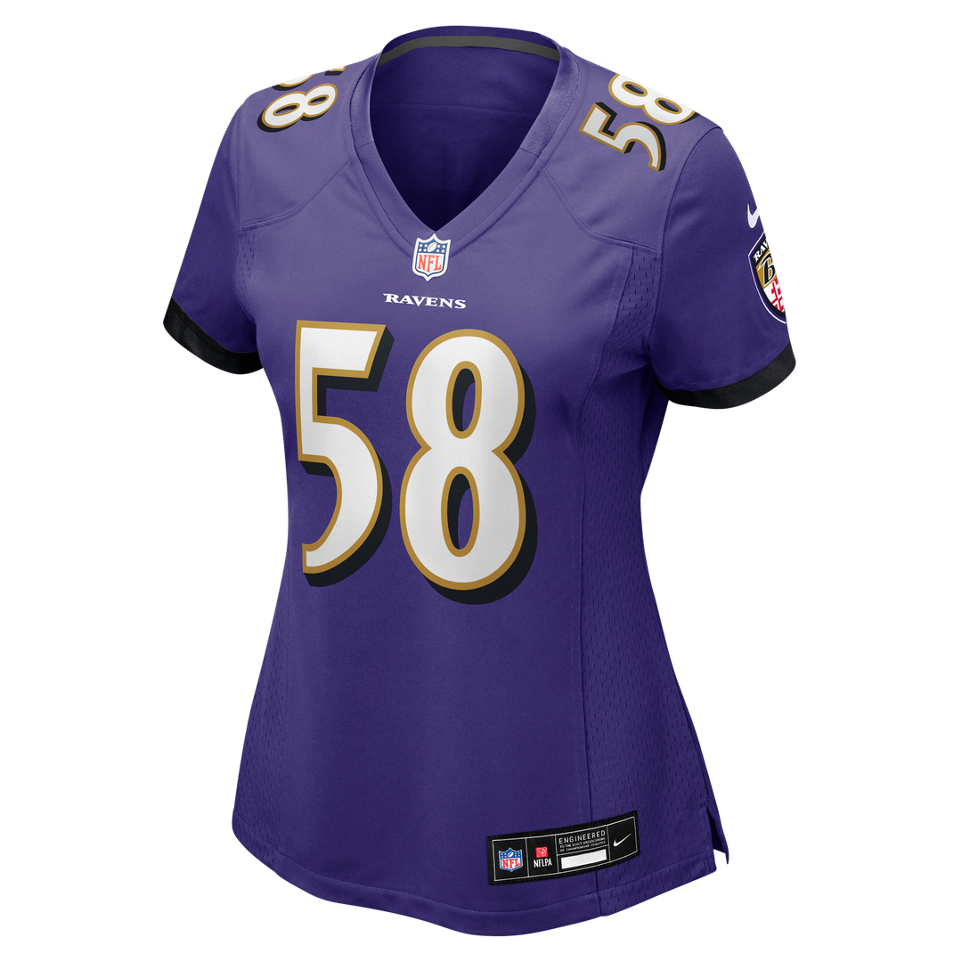 Women's Nike Baltimore Ravens Taven Bryan Purple Team Game NFL Jersey