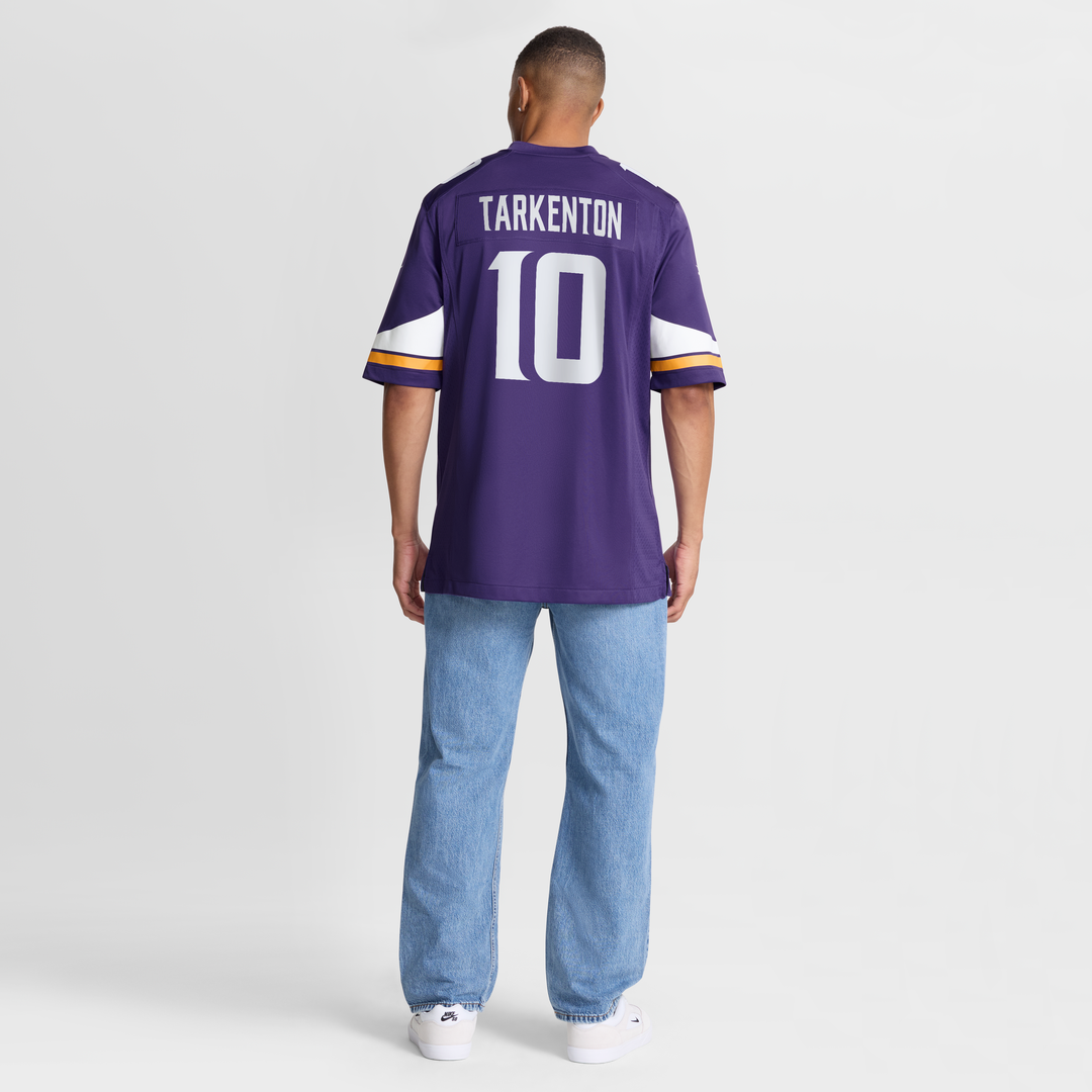 Men's Nike Minnesota Vikings Fran Tarkenton Purple Game Retired Player NFL Jersey