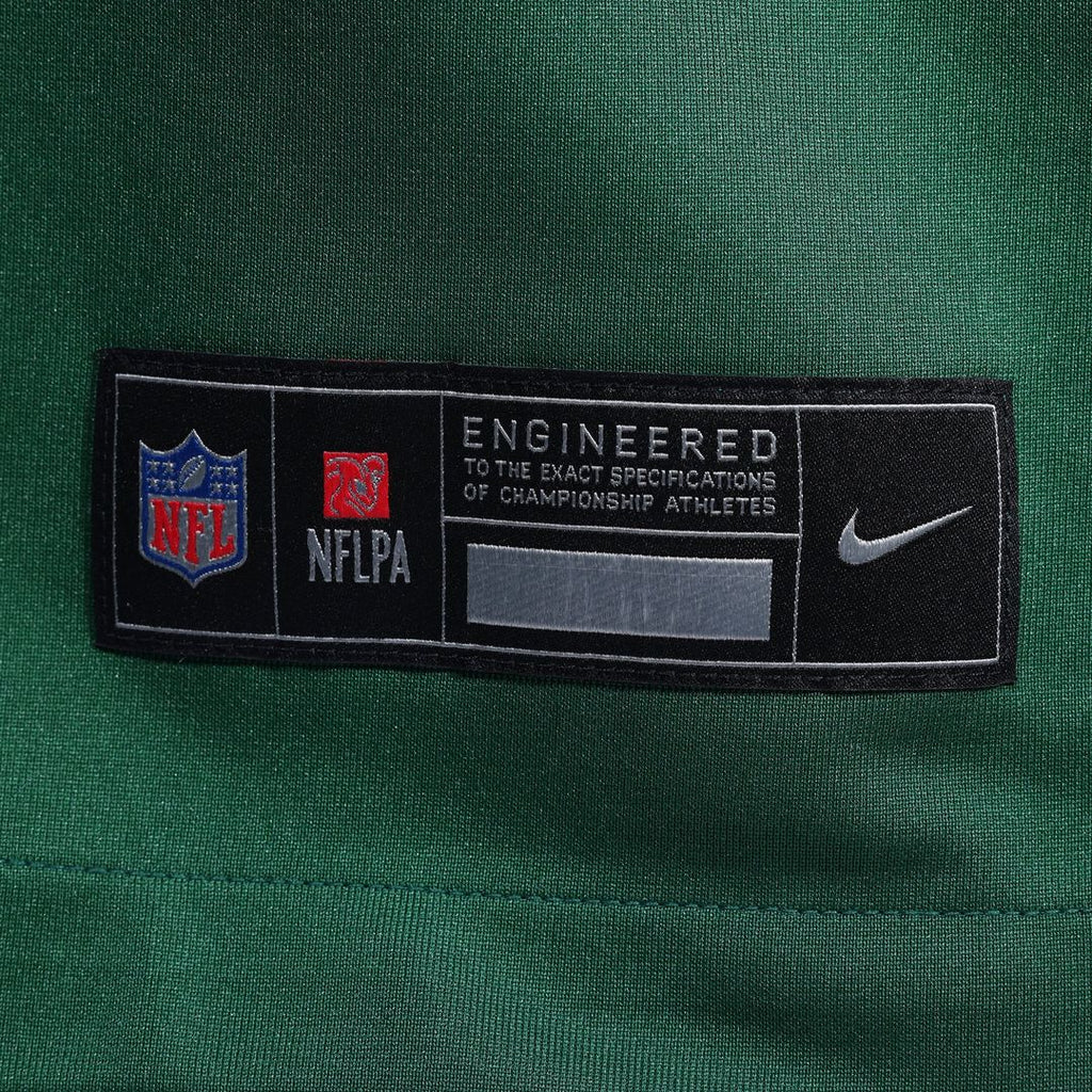 Men's Nike New York Jets Breece Hall Legacy Black Alternate Game NFL Jersey