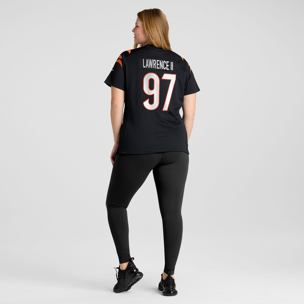 Women's Nike Cincinnati Bengals Dexter Lawrence II Black Game NFL Jersey