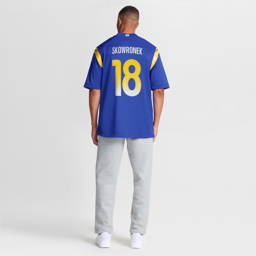 Men's Nike Los Angeles Rams Ben Skowronek Royal Game NFL Jersey