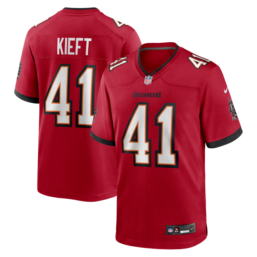 Men's Nike Tampa Bay Buccaneers Ko Kieft Red Game Player NFL Jersey
