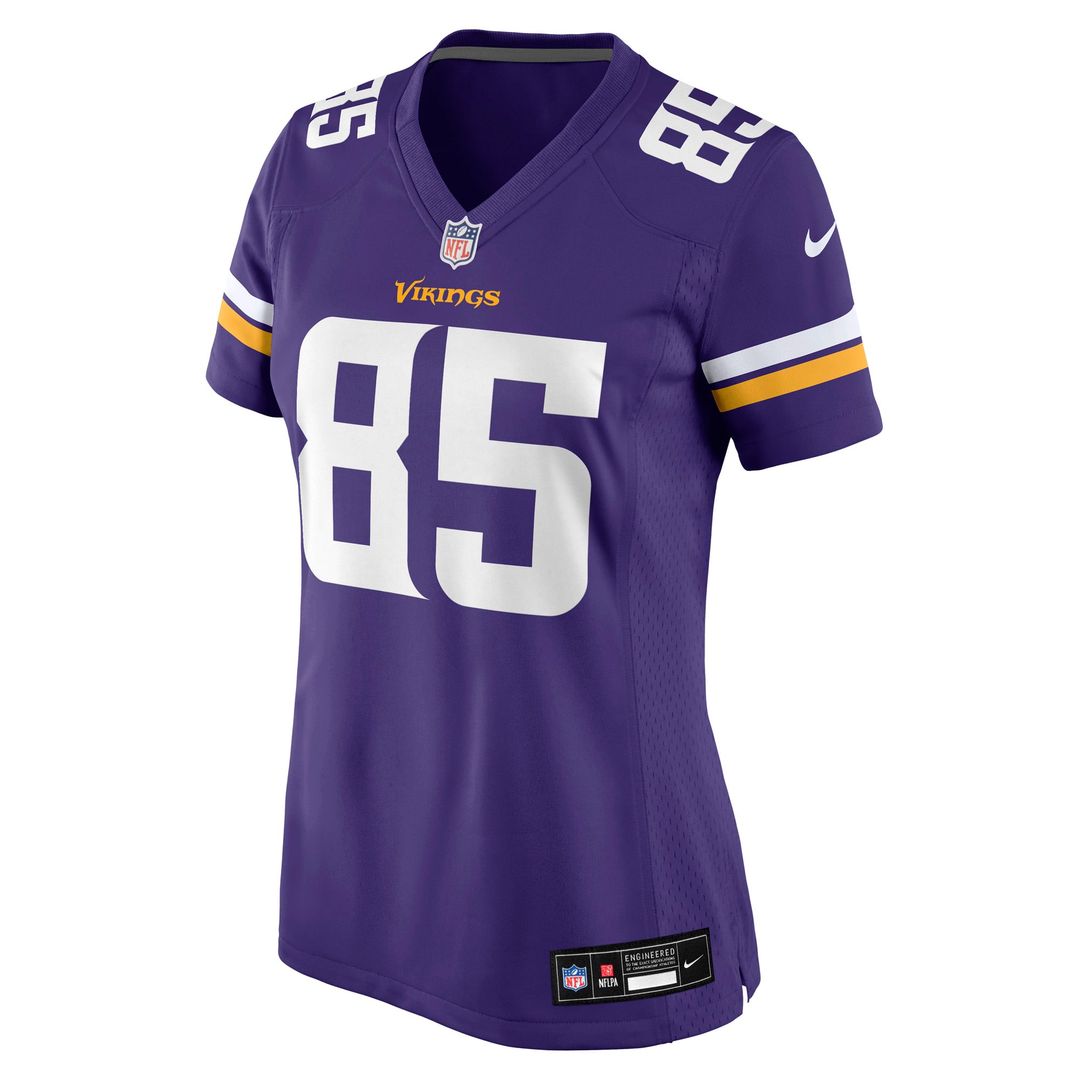 Women's Nike Minnesota Vikings Ben Yurosek Purple Team Game NFL Jersey