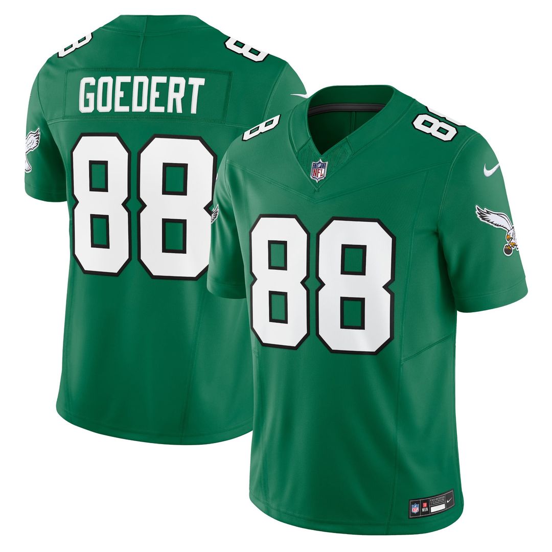 Men's Nike Philadelphia Eagles Dallas Goedert Kelly Green Vapor F.U.S.E. Limited NFL Jersey