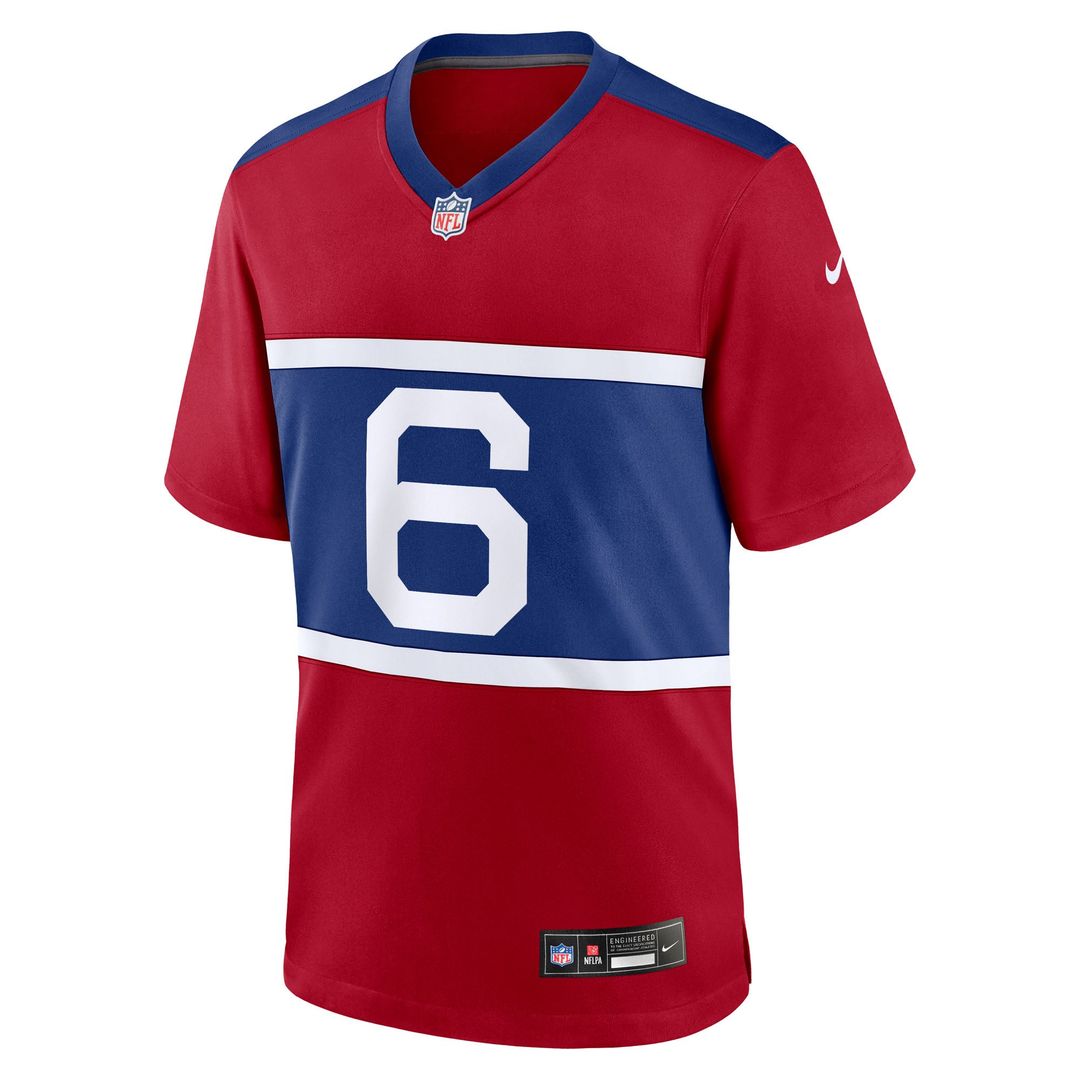Men's Nike New York Giants Jaxson Dart White Game NFL Jersey