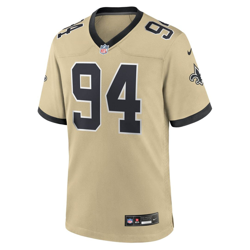 Men's Nike New Orleans Saints Cameron Jordan Black Game NFL Jersey