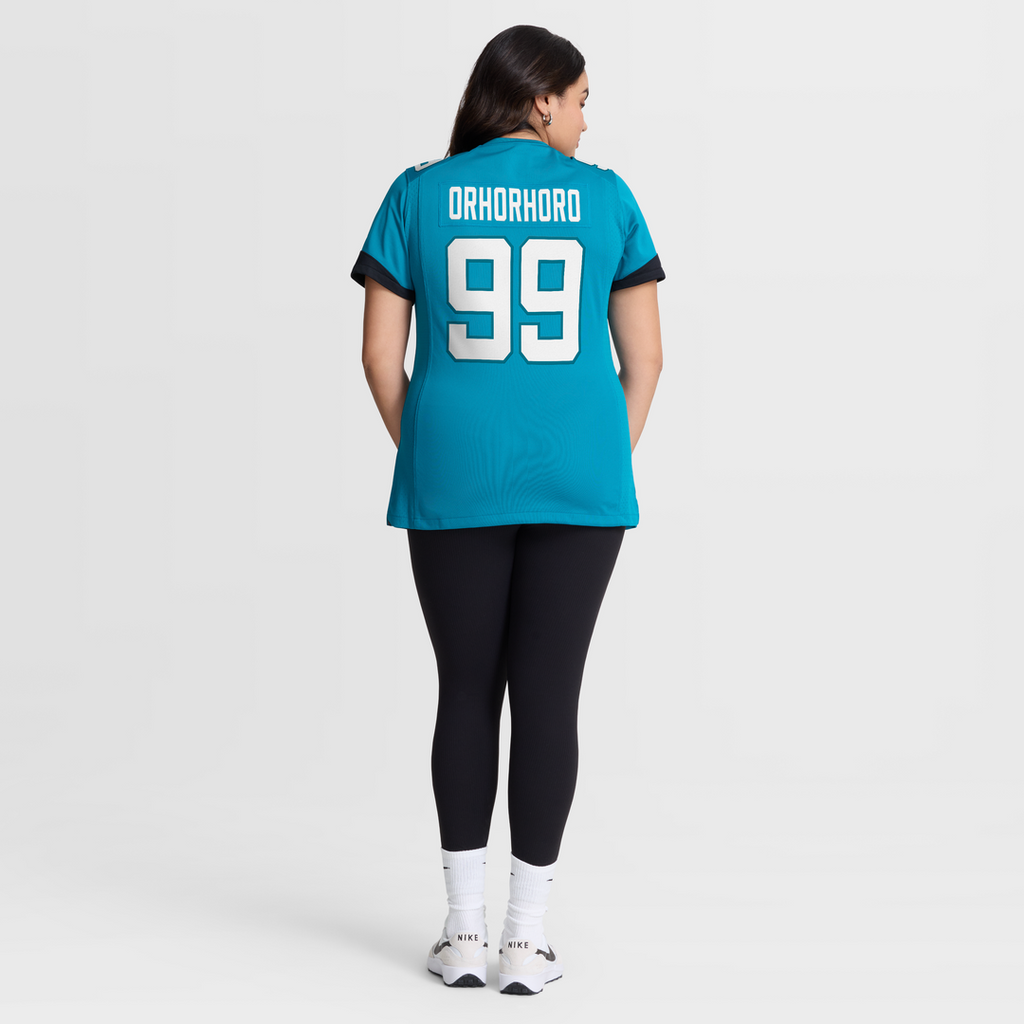 Women's Nike Jacksonville Jaguars Ruke Orhorhoro Teal Team Game NFL Jersey