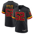 Men's Nike Washington Commanders Sonny Styles Black Game Player NFL Jersey