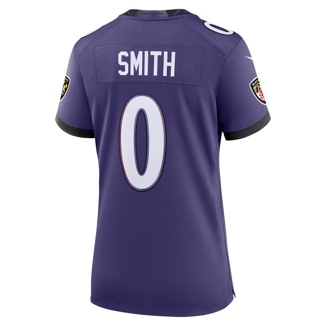 Women's Nike Baltimore Ravens Roquan Smith Purple Team Game NFL Jersey