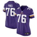 Women's Nike Minnesota Vikings Will Fries Purple Team Game NFL Jersey