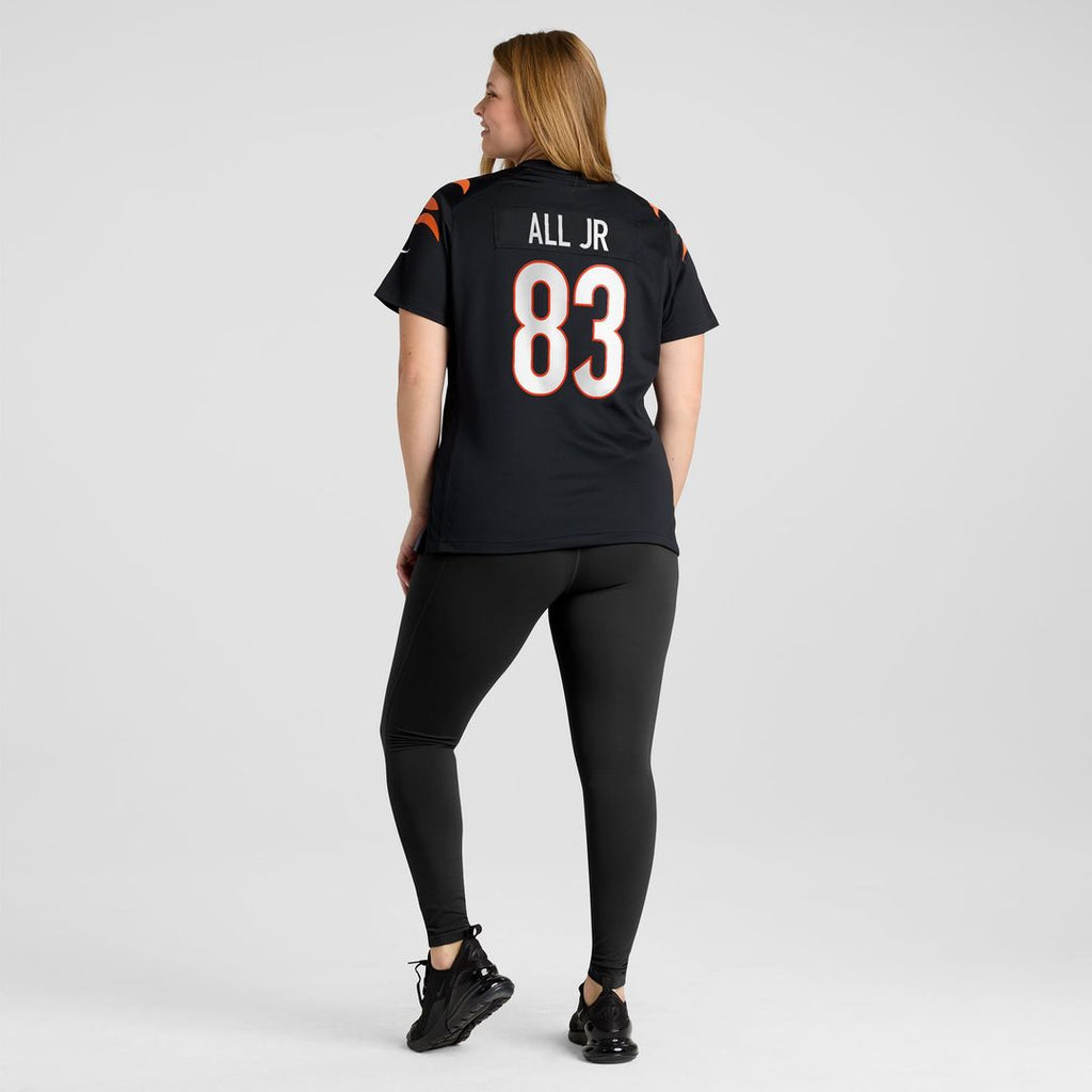 Women's Nike Cincinnati Bengals Erick All Jr. Black Team Game NFL Jersey