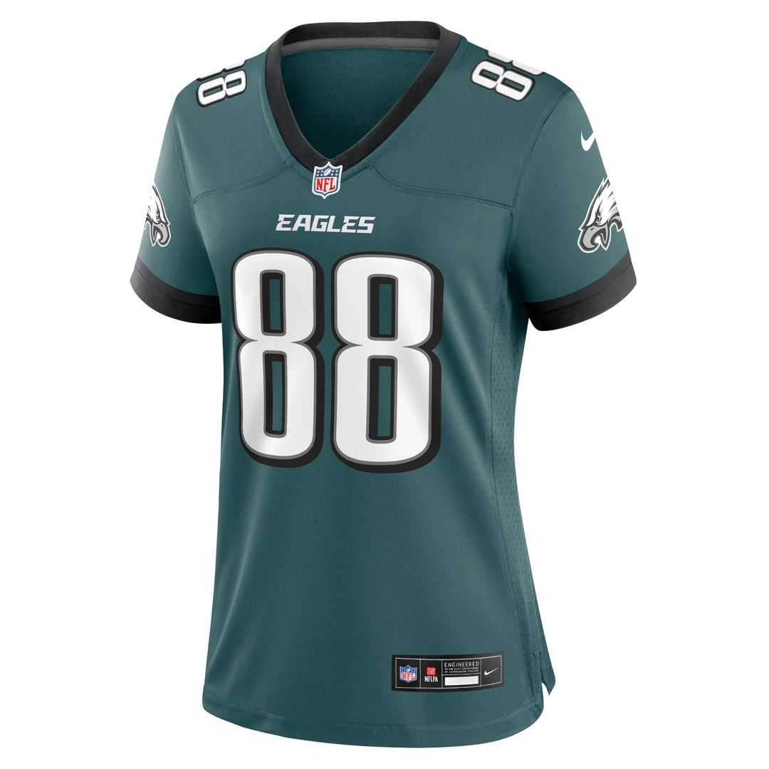 Women's Nike Philadelphia Eagles Dallas Goedert Black Alternate Game NFL Jersey