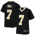 Youth Nike New Orleans Saints Taysom Hill Black Game NFL Jersey