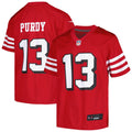 Youth Nike San Francisco 49ers Brock Purdy Scarlet Game NFL Jersey
