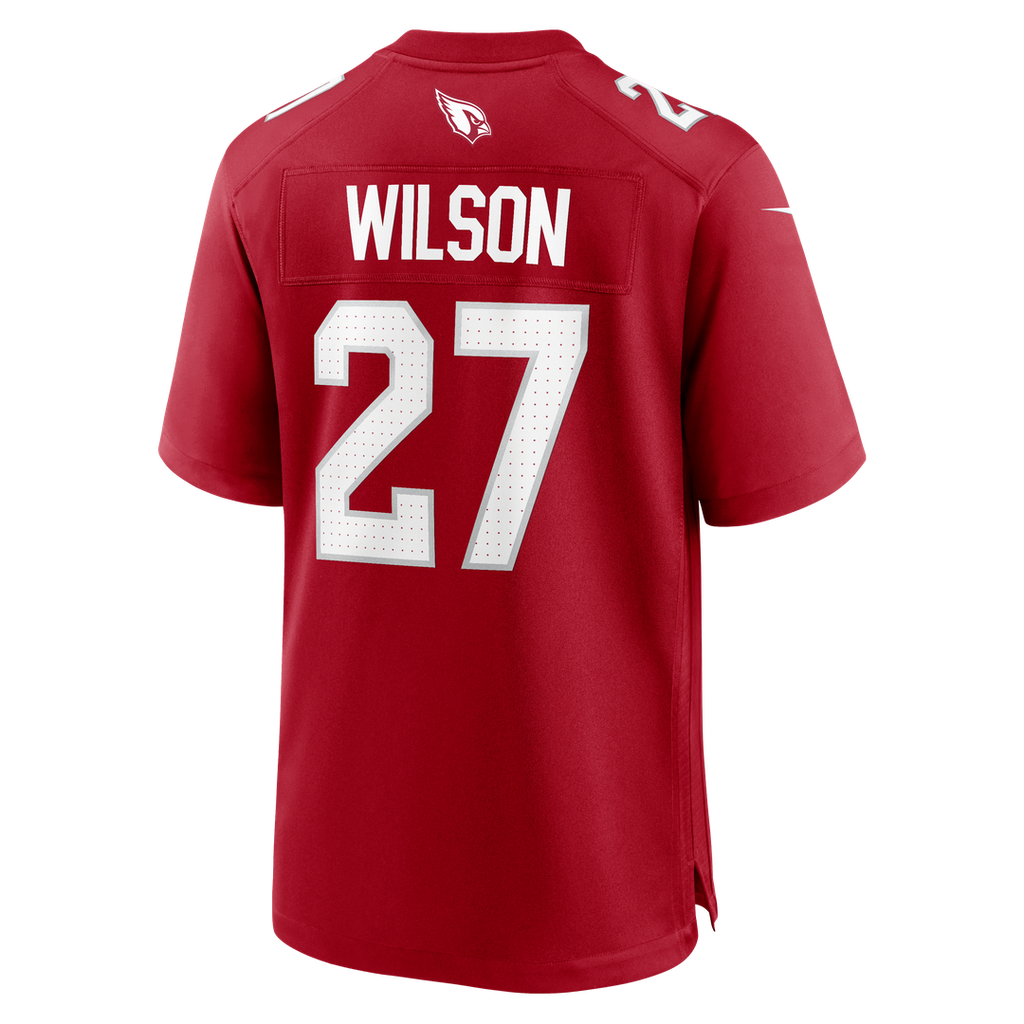 Men's Nike Arizona Cardinals Divaad Wilson Cardinal Team Game NFL Jersey