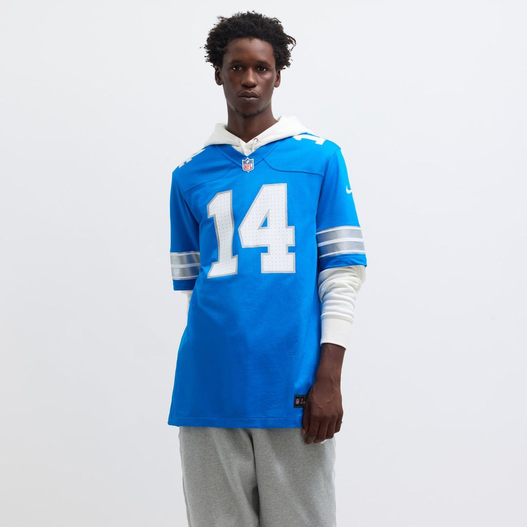 Men's Nike Detroit Lions Amon-Ra St. Brown Black 2nd Alternate Game NFL Jersey