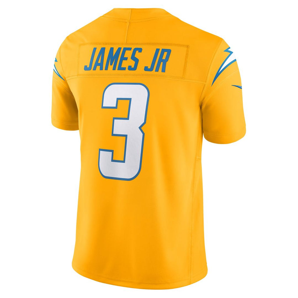 Men's Nike Los Angeles Chargers Derwin James Jr. Gold Alternate Charger Power Vapor F.U.S.E. Limited NFL Jersey