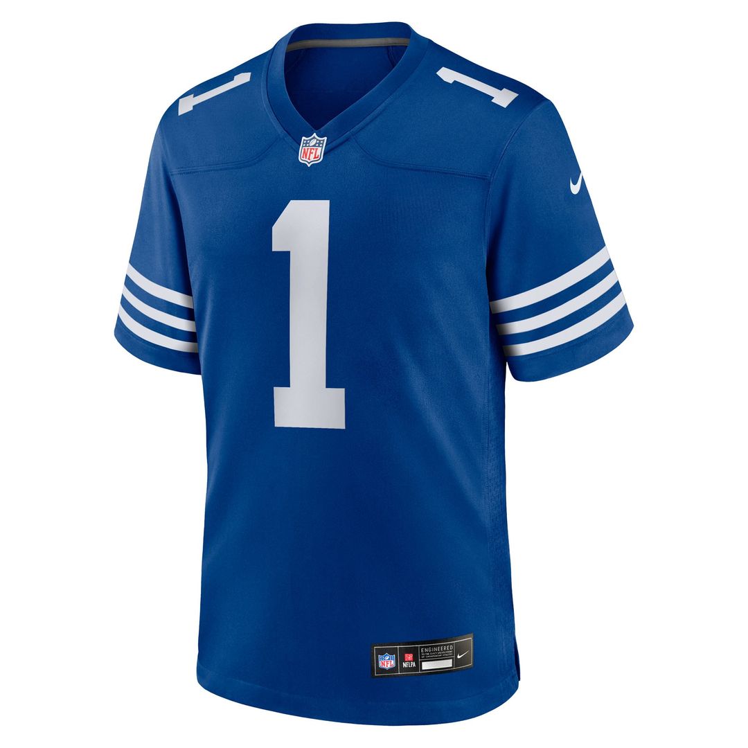 Men's Nike Indianapolis Colts Ahmad Sauce Gardner Royal Alternate Game NFL Jersey