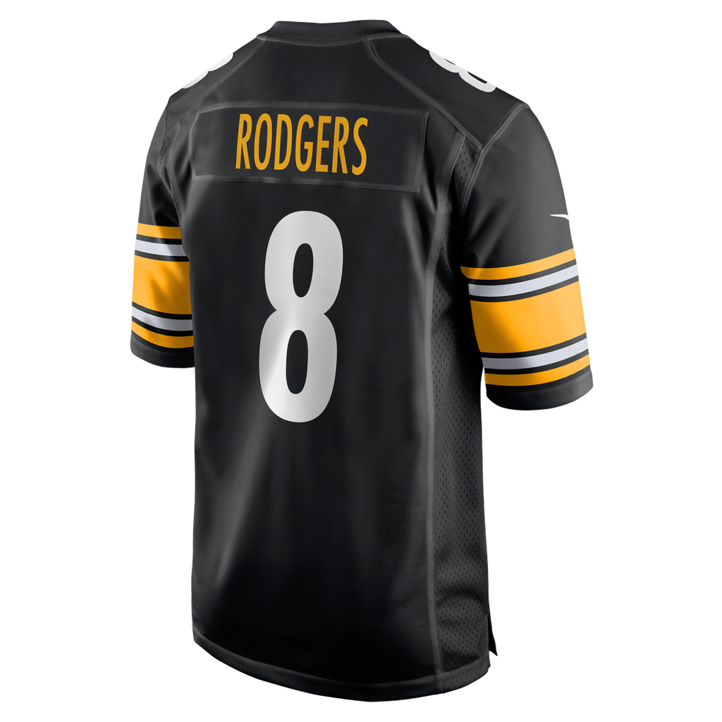 Men's Nike Pittsburgh Steelers Aaron Rodgers Gold Alternate 1933 Throwback Game NFL Jersey