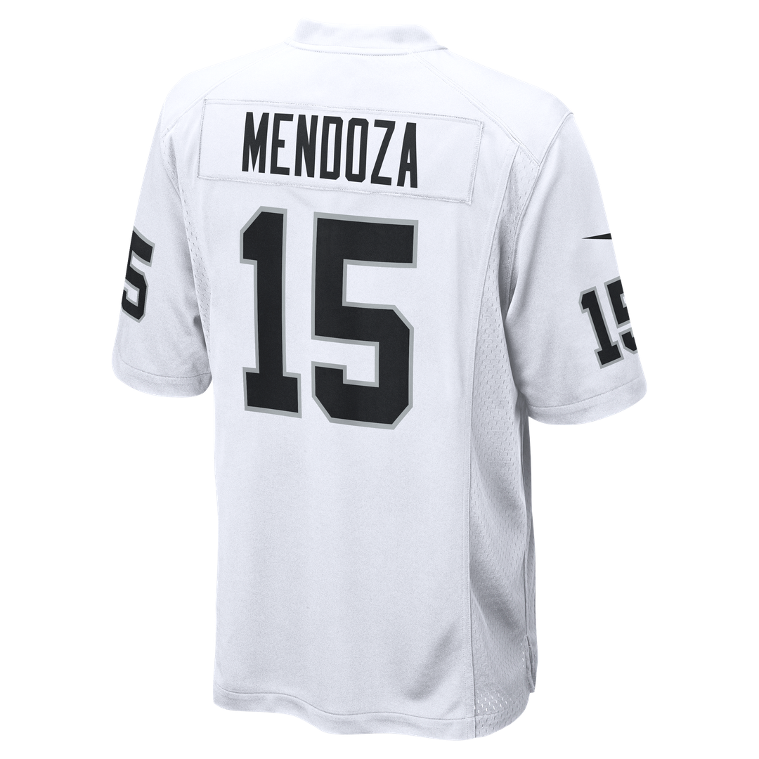Men's Nike Las Vegas Raiders Fernando Mendoza White Game Player NFL Jersey