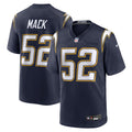 Men's Nike Los Angeles Chargers Khalil Mack Navy Alternate Super Chargers Game Player NFL Jersey