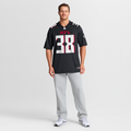 Men's Nike Atlanta Falcons Nathan Carter Black Team Game NFL Jersey