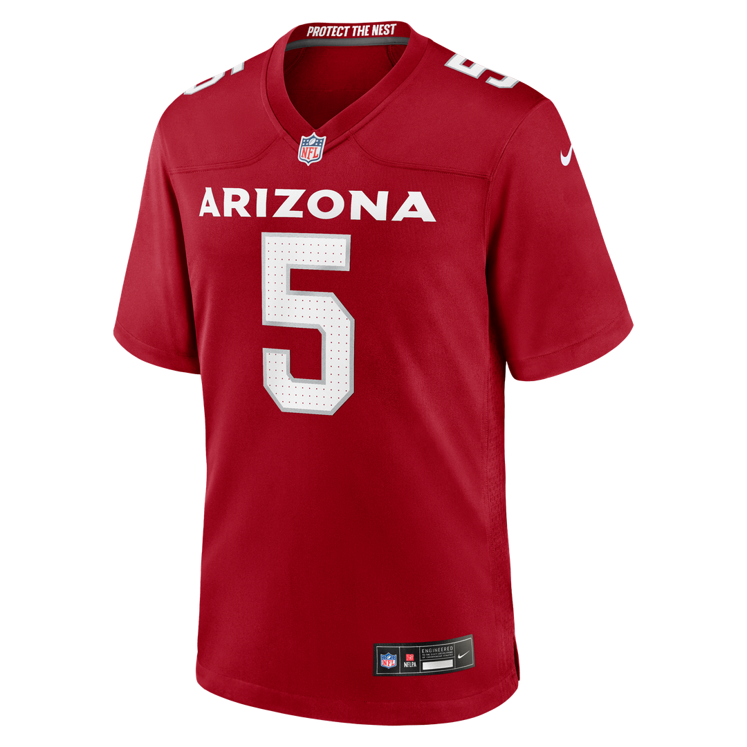 Men's Nike Arizona Cardinals Baron Browning Cardinal Team Game NFL Jersey