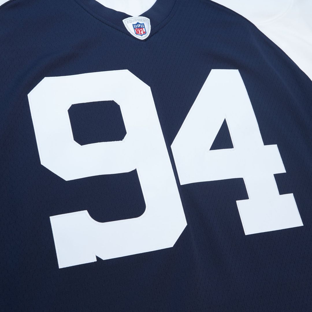 Men's Mitchell & Ness Dallas Cowboys DeMarcus Ware Navy 2011 Alternate Legacy Replica NFL Jersey