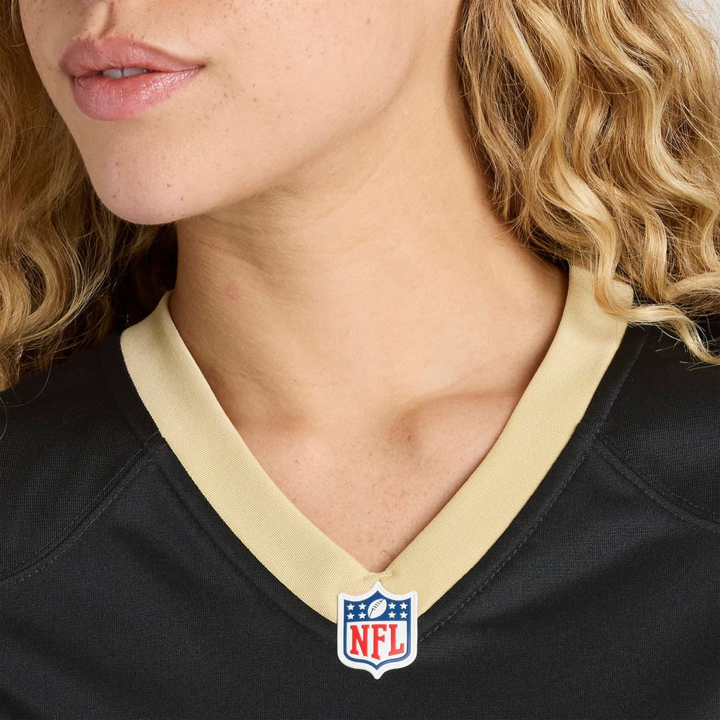 Women's Nike New Orleans Saints Devaughn Vele Black Team Game NFL Jersey