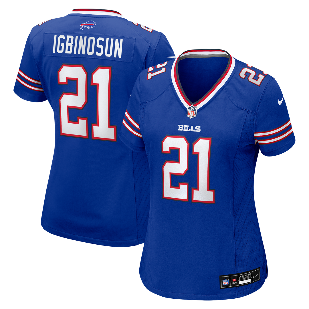 Women's Nike Buffalo Bills Davison Igbinosun Royal Team Game NFL Jersey