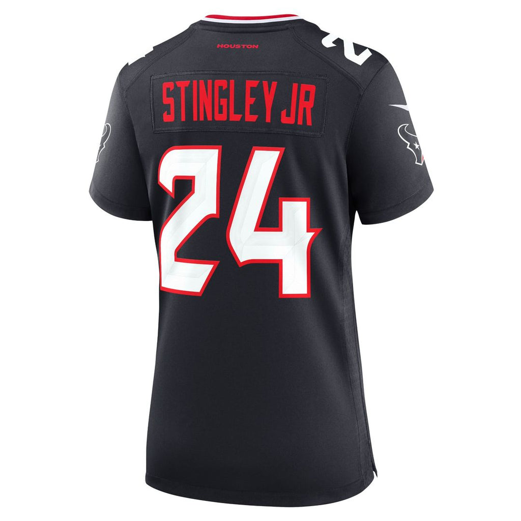 Women's Nike Houston Texans Derek Stingley Jr. Navy Game NFL Jersey